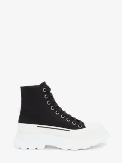 Stivaletti Tread Slick da Donna in Nero/Bianco