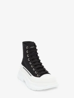 Stivaletti Tread Slick da Donna in Nero/Bianco