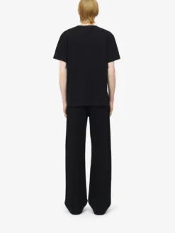 T-shirt con logo da Uomo in Nero