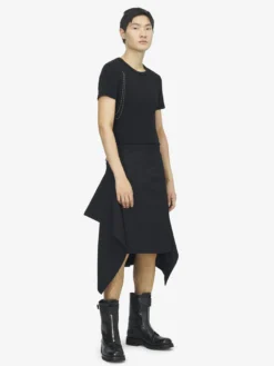 T-shirt Harness a catena da Uomo in Nero
